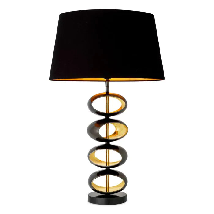 Gunmetal finish | gold finish | black granite base