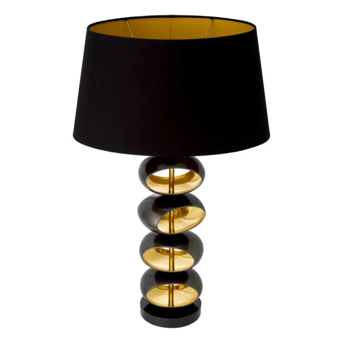 Gunmetal finish | gold finish | black granite base