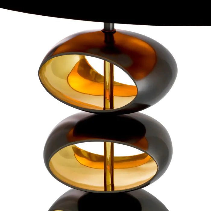 Gunmetal finish | gold finish | black granite base