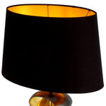 Gunmetal finish | gold finish | black granite base