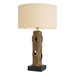 Vintage brass finish | black granite base