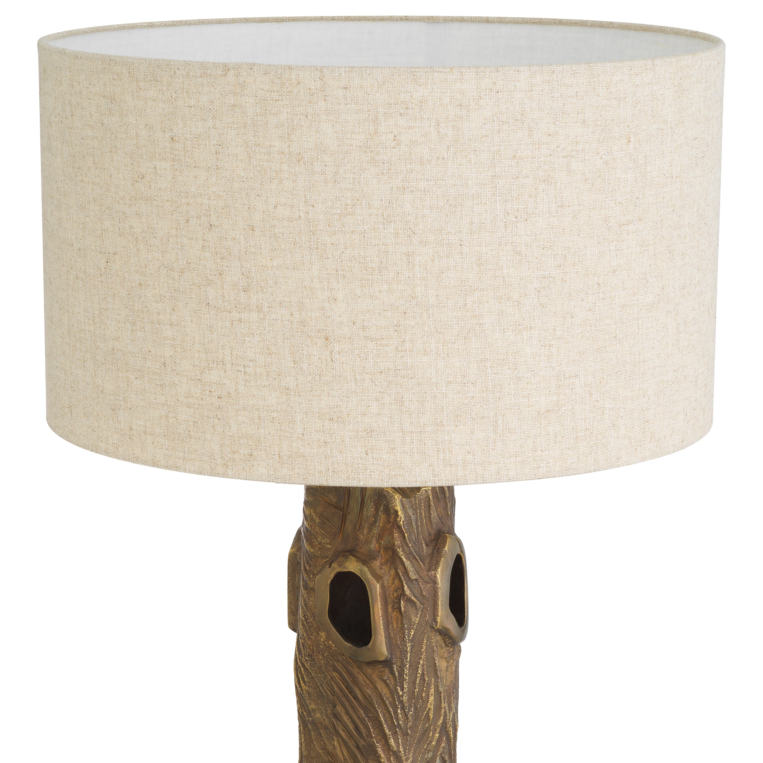 Vintage brass finish | black granite base