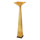 Vintage brass finish | black granite base
