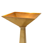 Vintage brass finish | black granite base