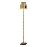 Vintage brass finish | black granite base