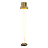 Vintage brass finish | black granite base