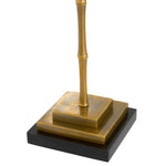 Vintage brass finish | black granite base
