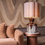 Brown drip-effect | vintage brass finish