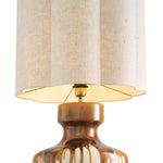 Brown drip-effect | vintage brass finish