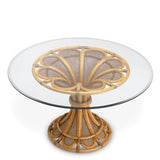 Natural rattan | bevelled clear glass