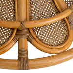Natural rattan | bevelled clear glass