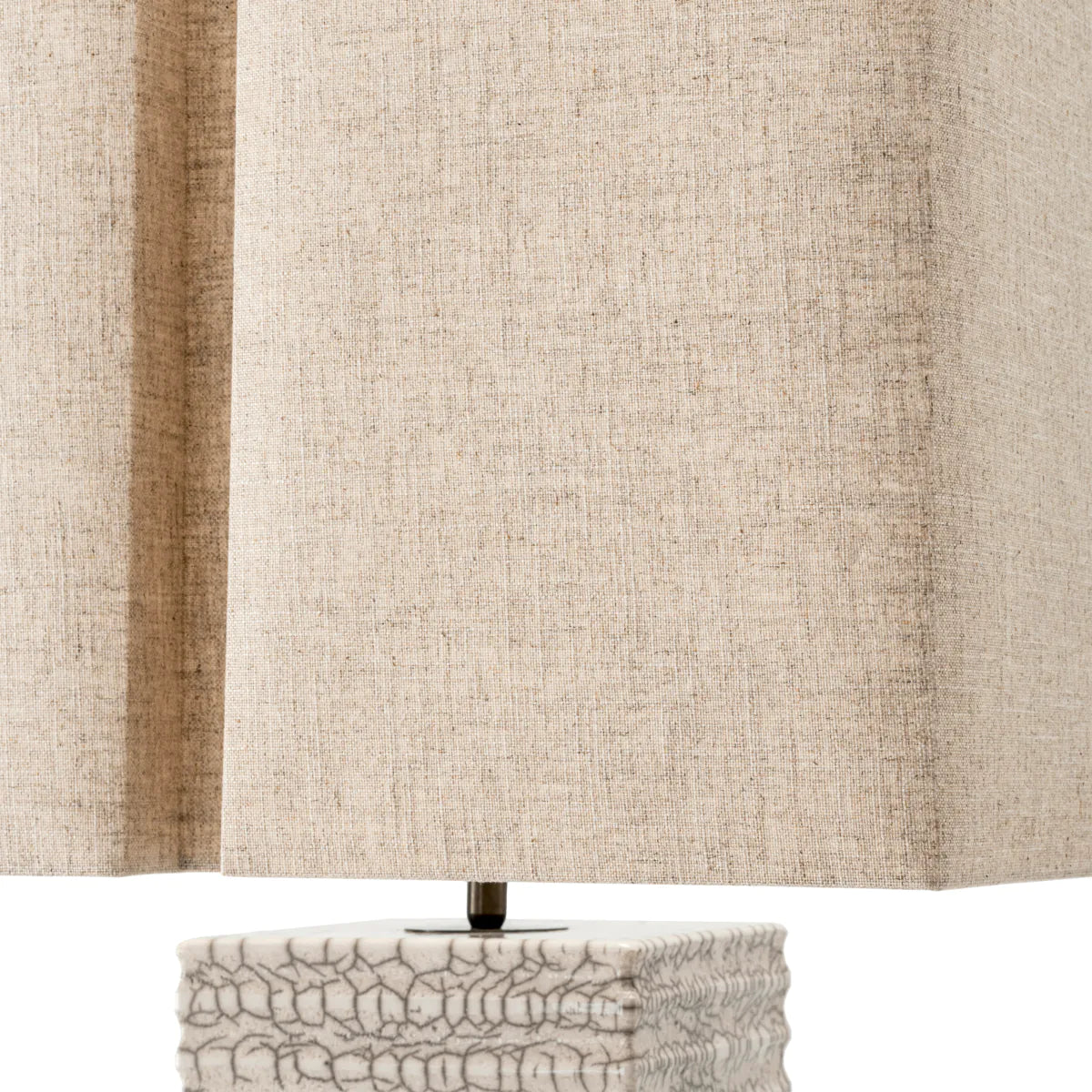 Raku ceramic | crackled white