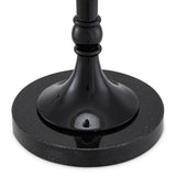 Piano black finish | black granite base