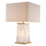 Alabaster | antique brass finish