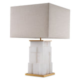 Alabaster | antique brass finish