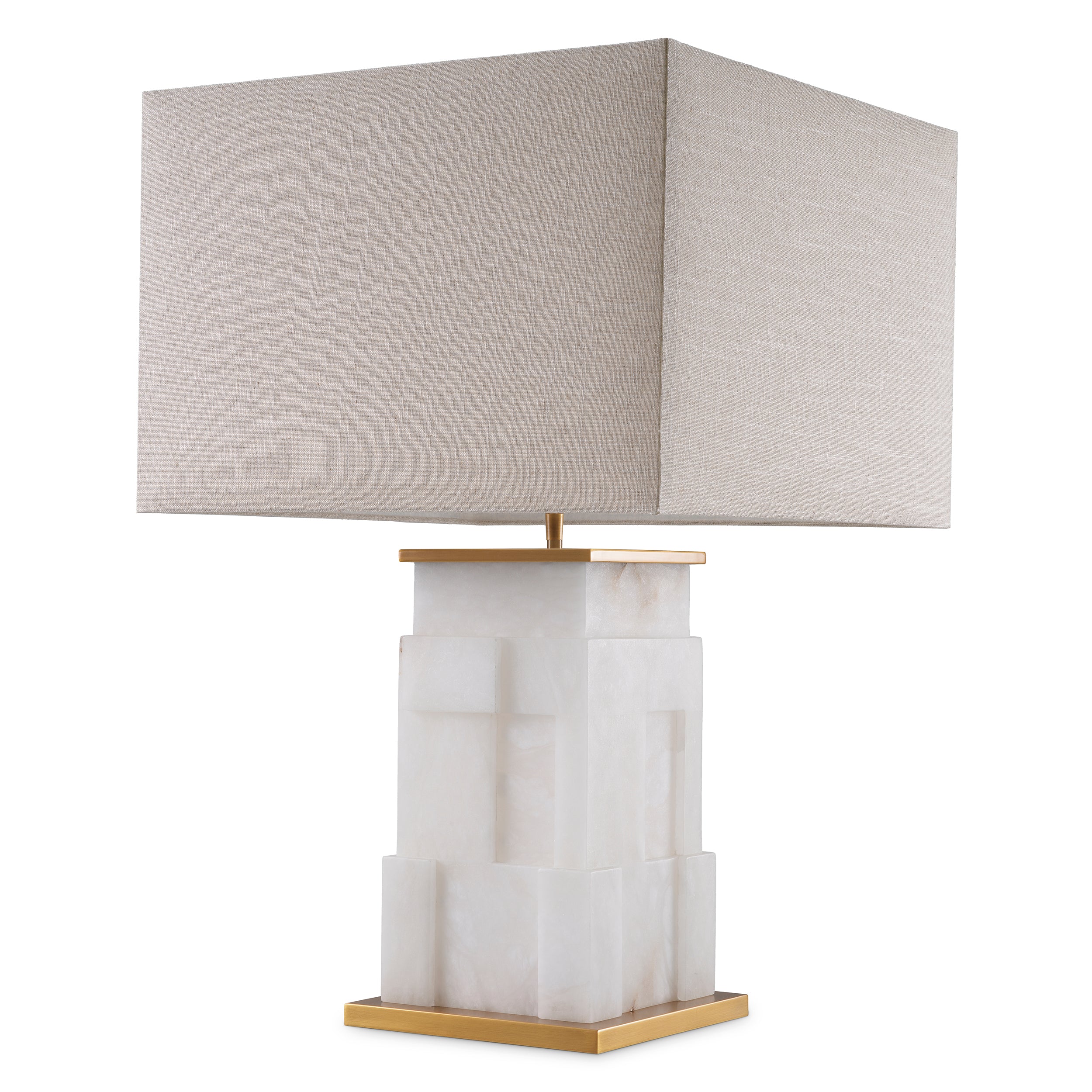 Alabaster | antique brass finish