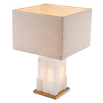 Alabaster | antique brass finish