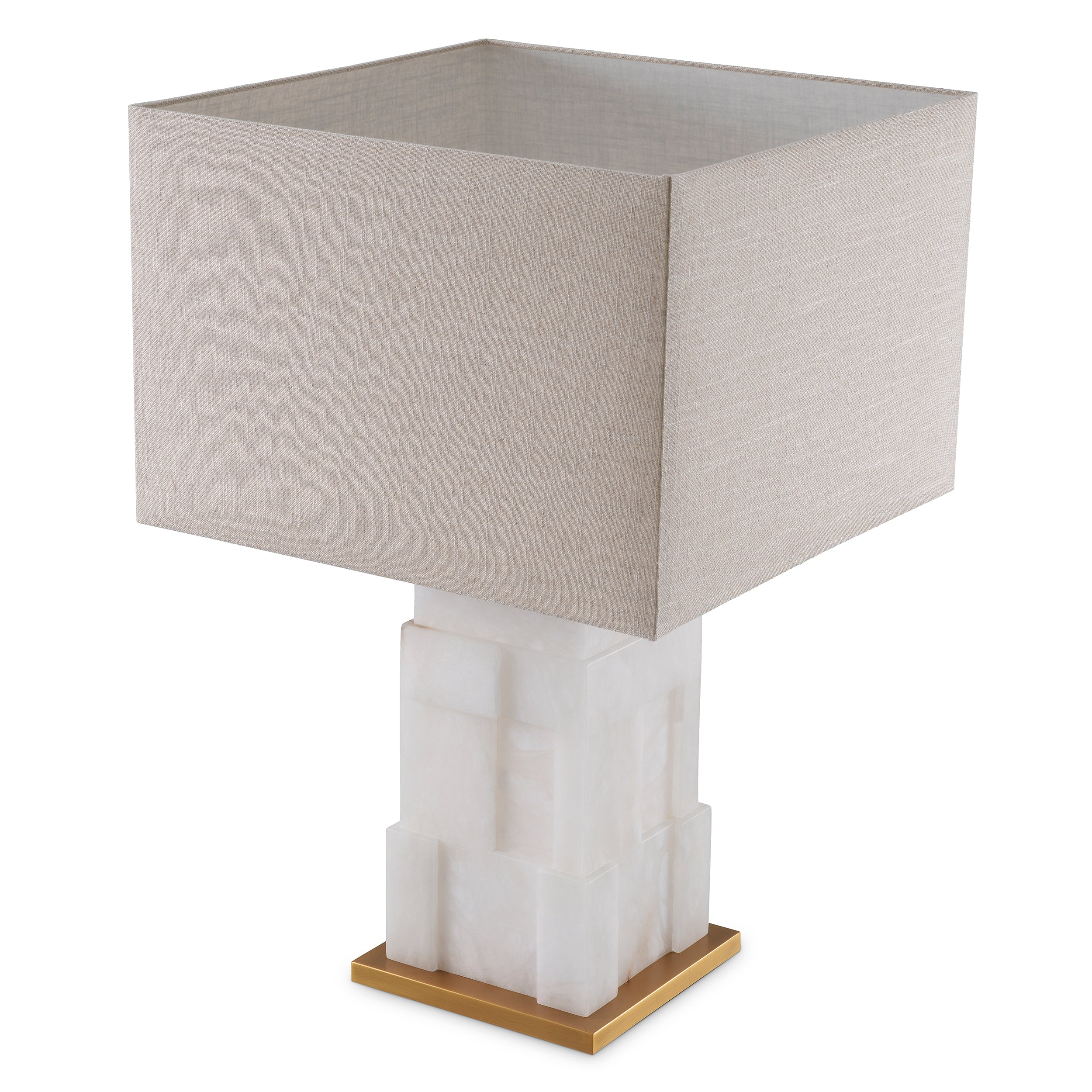 Alabaster | antique brass finish