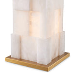 Alabaster | antique brass finish