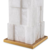 Alabaster | antique brass finish