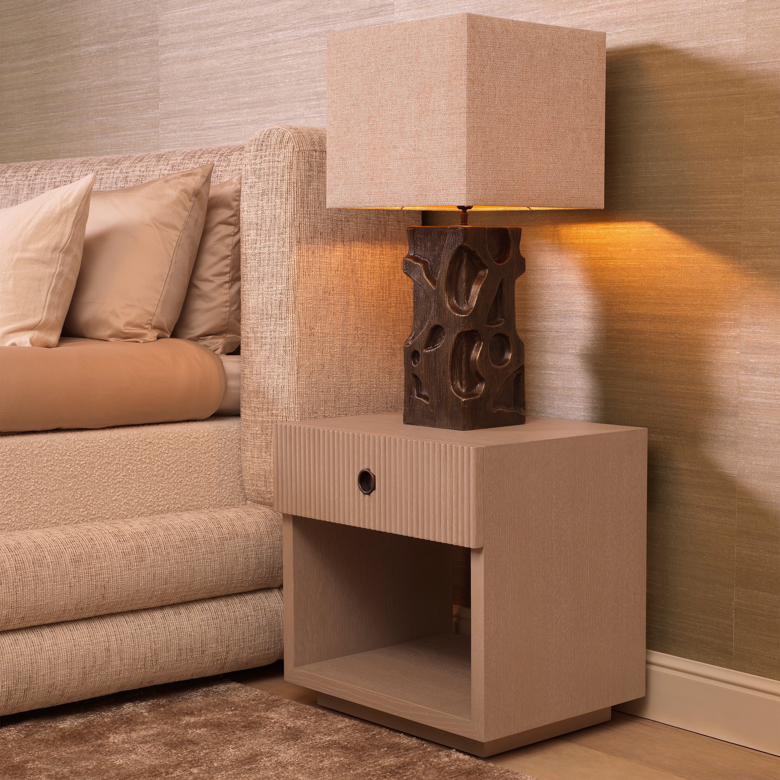 Vintage brass finish