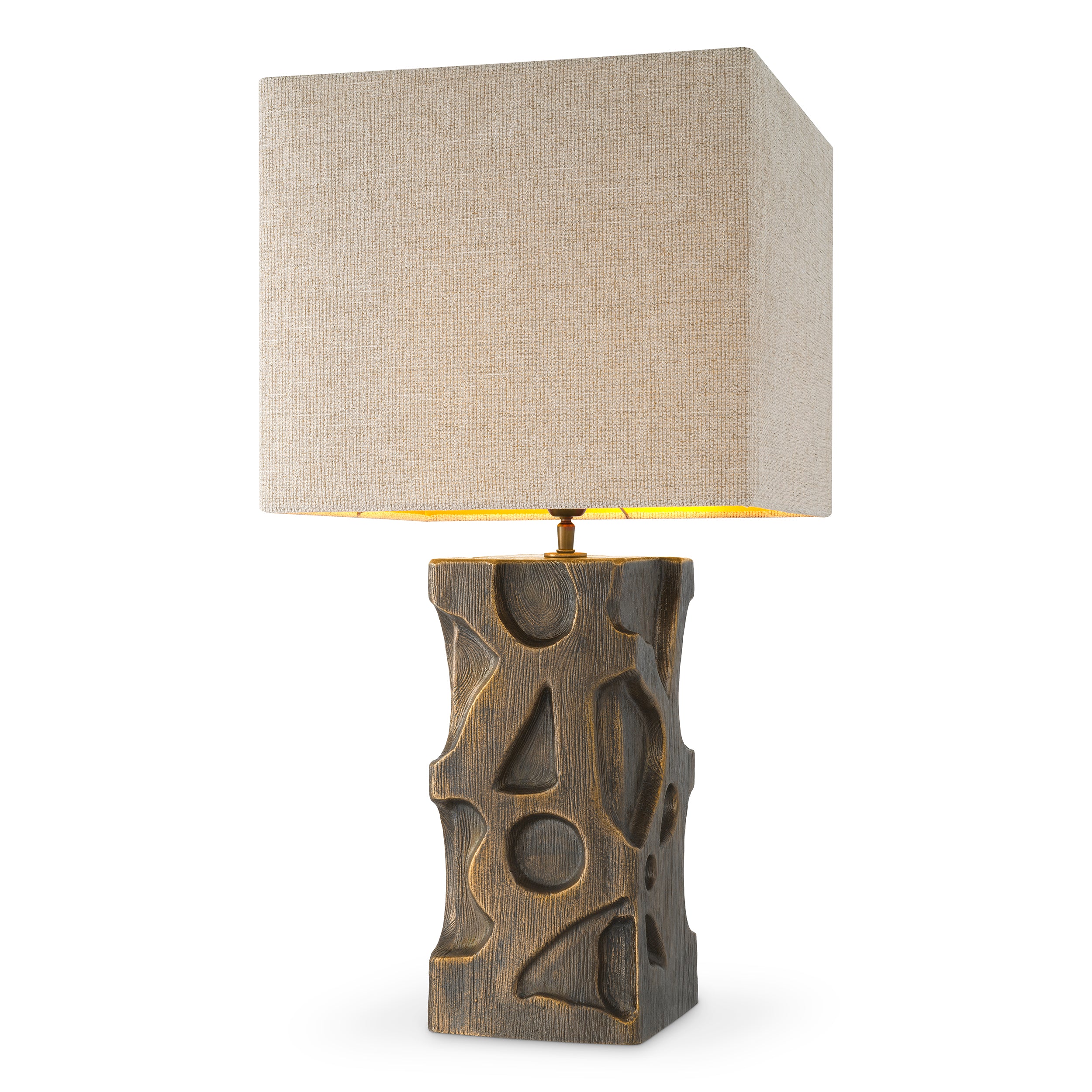 Vintage brass finish
