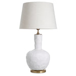 Off-white ceramic | antique brass finish