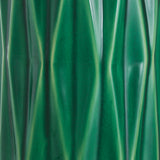Crackled green ceramic | antique brass finish