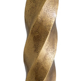 Vintage brass finish | black granite base