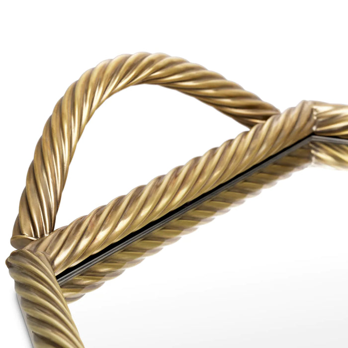 Vintage brass finish