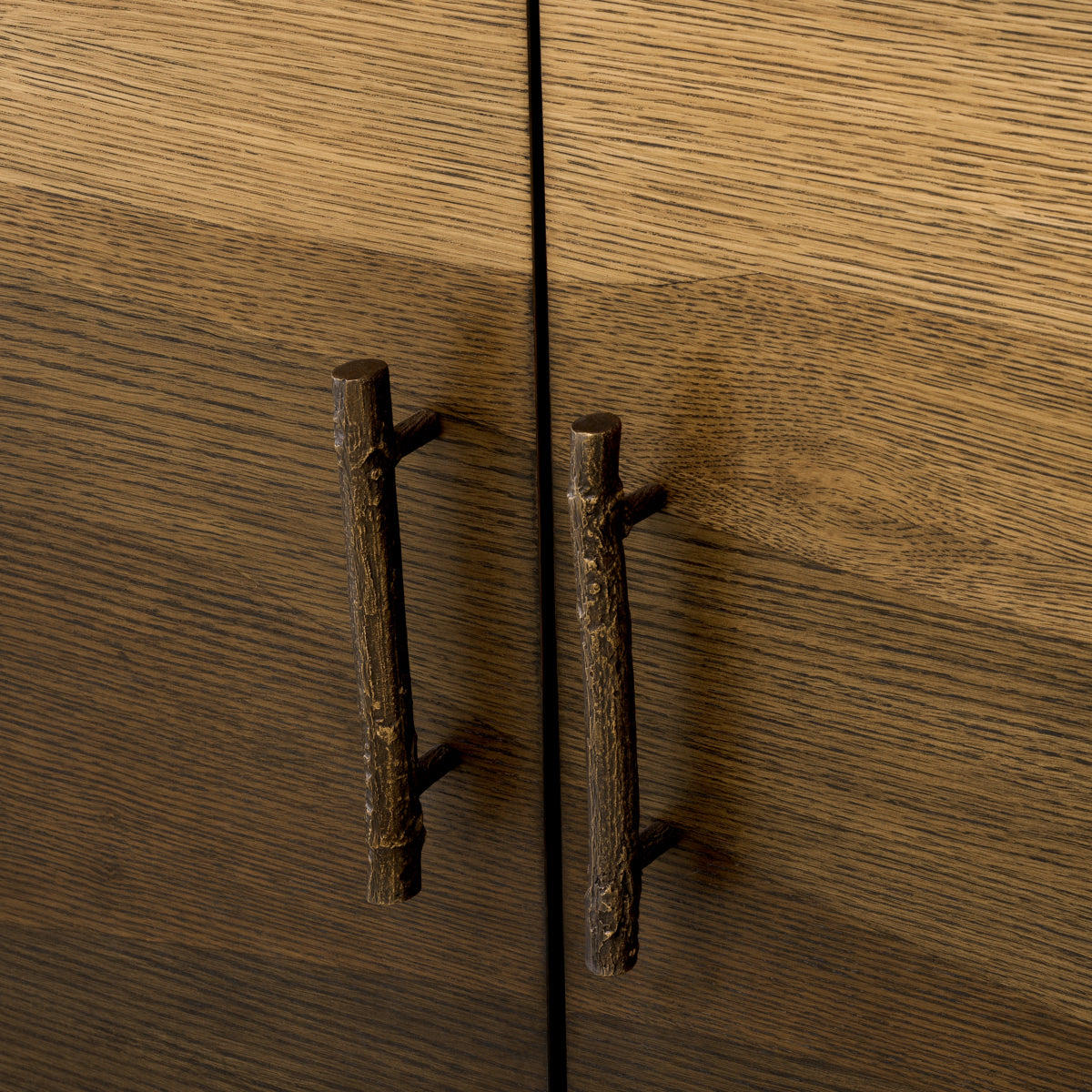 Komoda Chinnery charcoal brown oak veneer