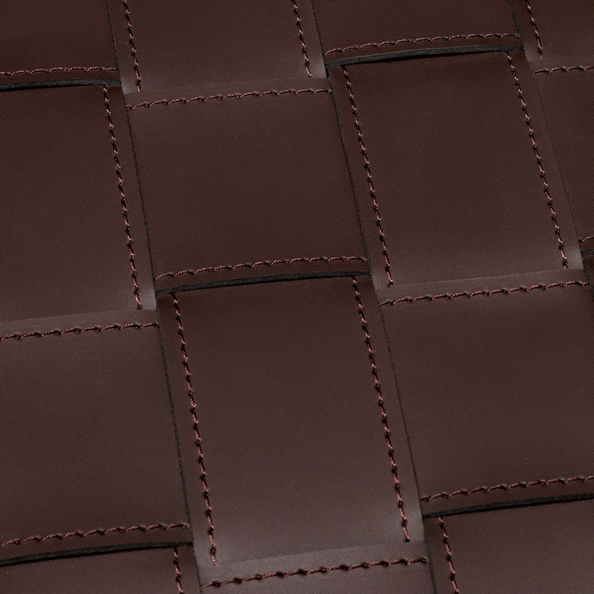 Stoliki boczne Marcello, dark brown faux leather, komplet 2 szt.