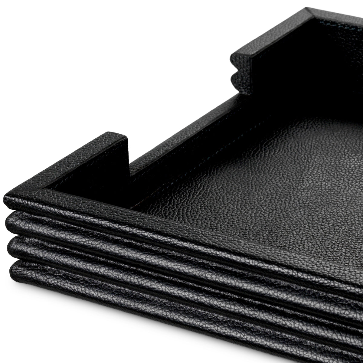 Zestaw biurkowy Elvane | Black Leather | Zestaw 3 szt.