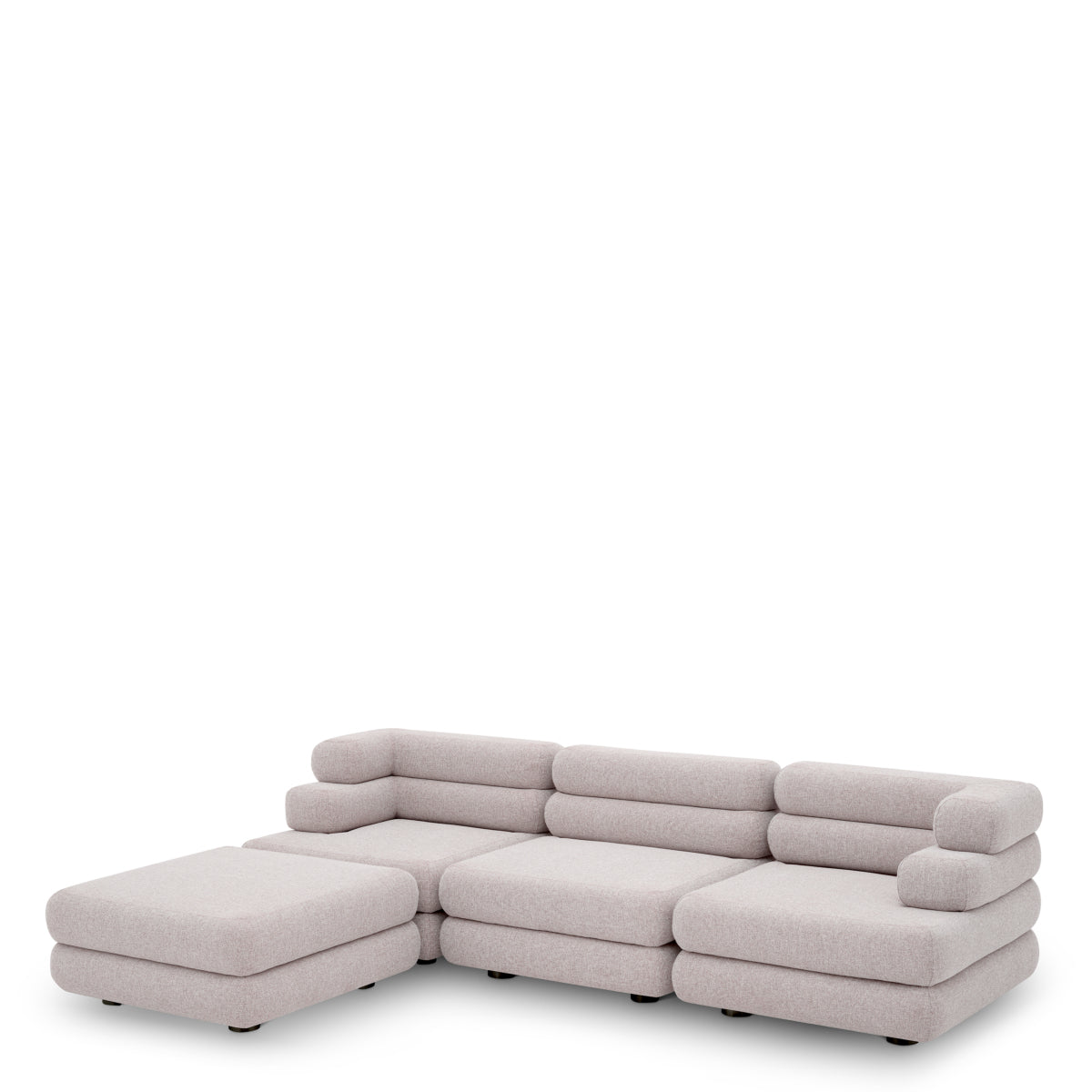 Zewnętrzna sofa modułowa Malaga - lewa
