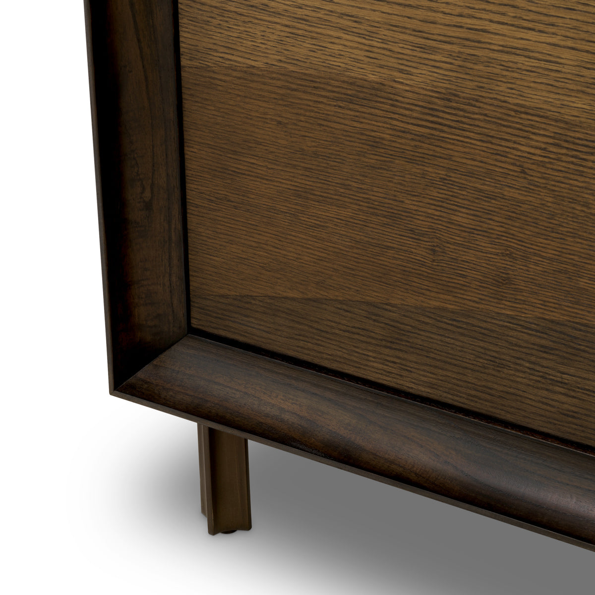 Komoda Chinnery charcoal brown oak veneer