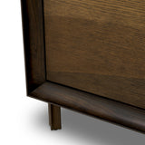Komoda Chinnery charcoal brown oak veneer