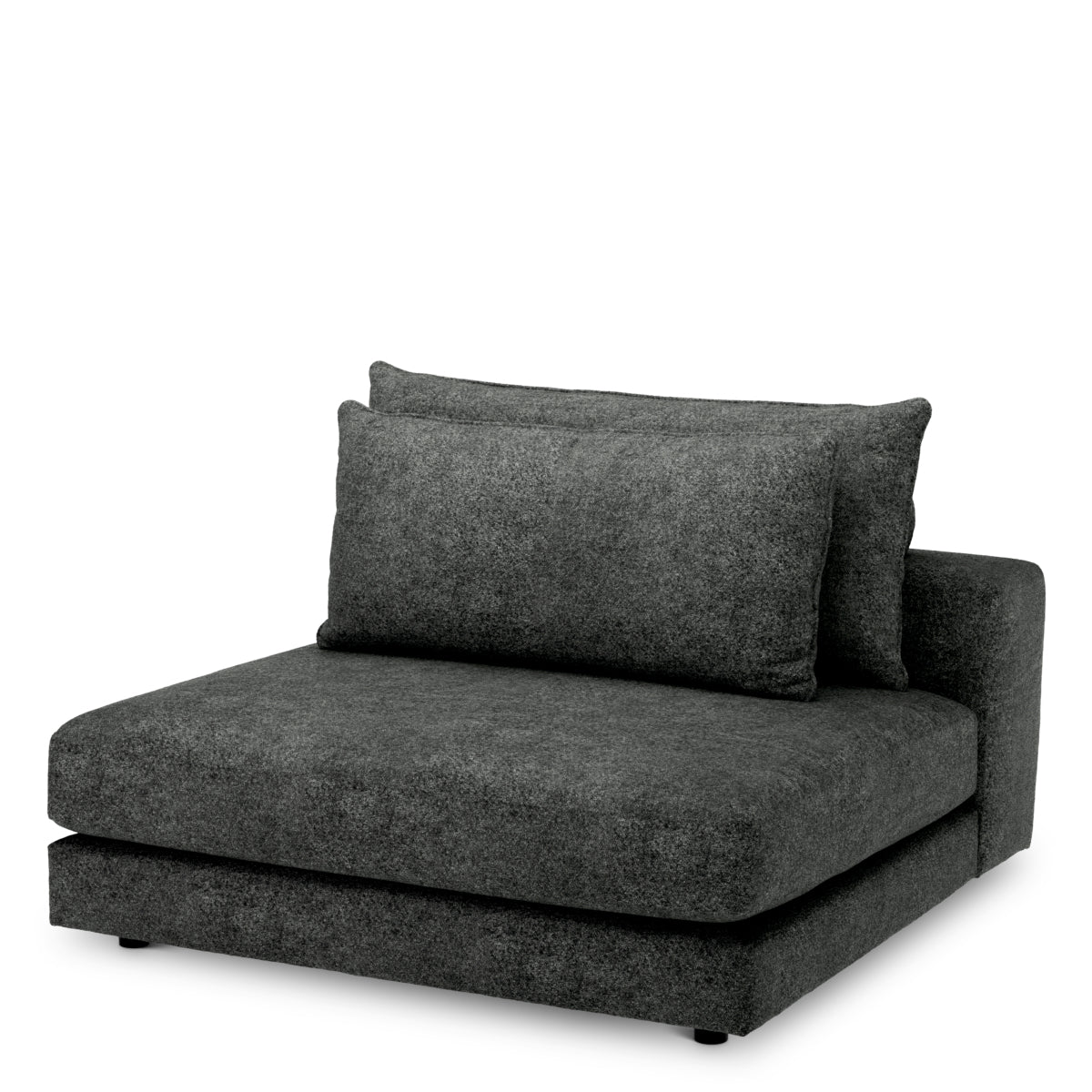 Element środkowy sofy modułowej Lounge Club, Velora Charcoal