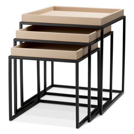 Eichholtz Léonard side table, 3 pieces