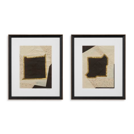 Eichholtz Creased Umber by Vanna Lam Photo Print, set of 2