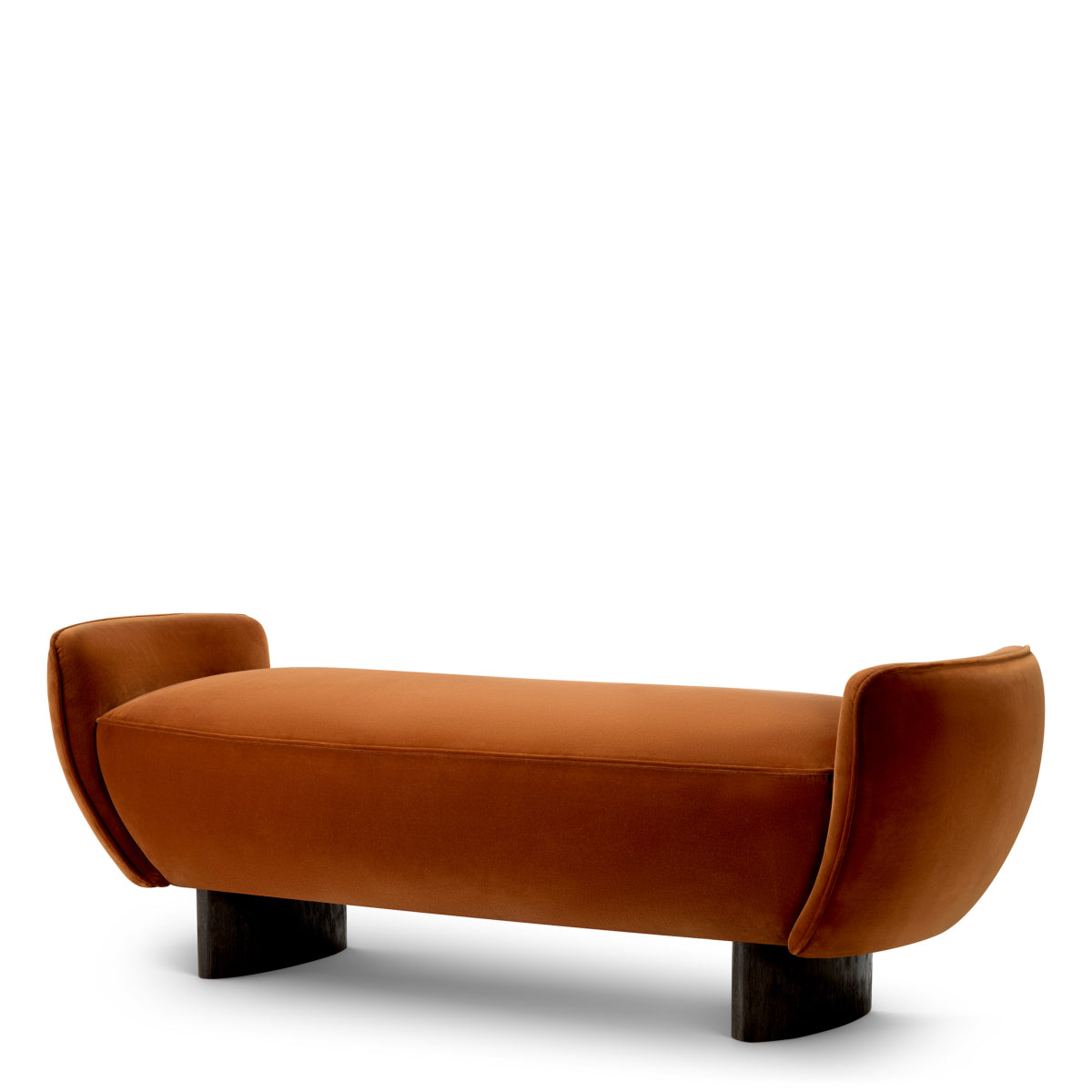 Ławka Stirling, sonoma burnt orange velvet