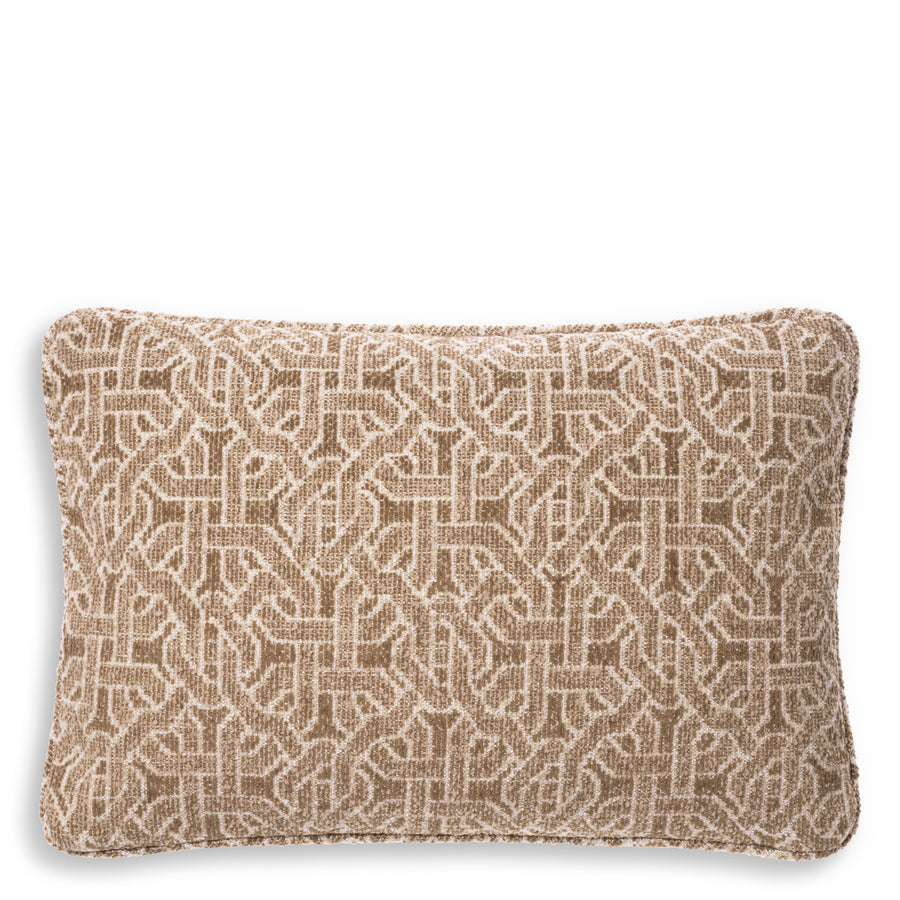 Poduszka Frieze Rectangular jacquard beige