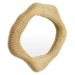Lustro Bilbao, naturalny rattan