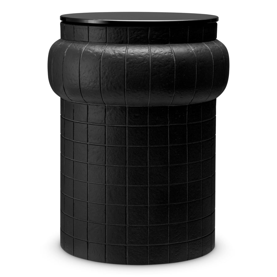 Stolik boczny Tortugo, czarne wykończenie