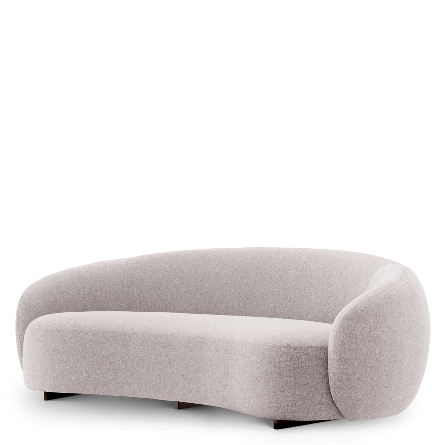 Sofa ogrodowa Amore, tkanina Mauritius, jasnoszara