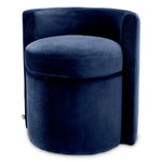 Stołek Arcadia, tkanina Savona, granatowy (midnight blue)