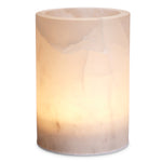 Lampa stołowa Mercer, alabaster