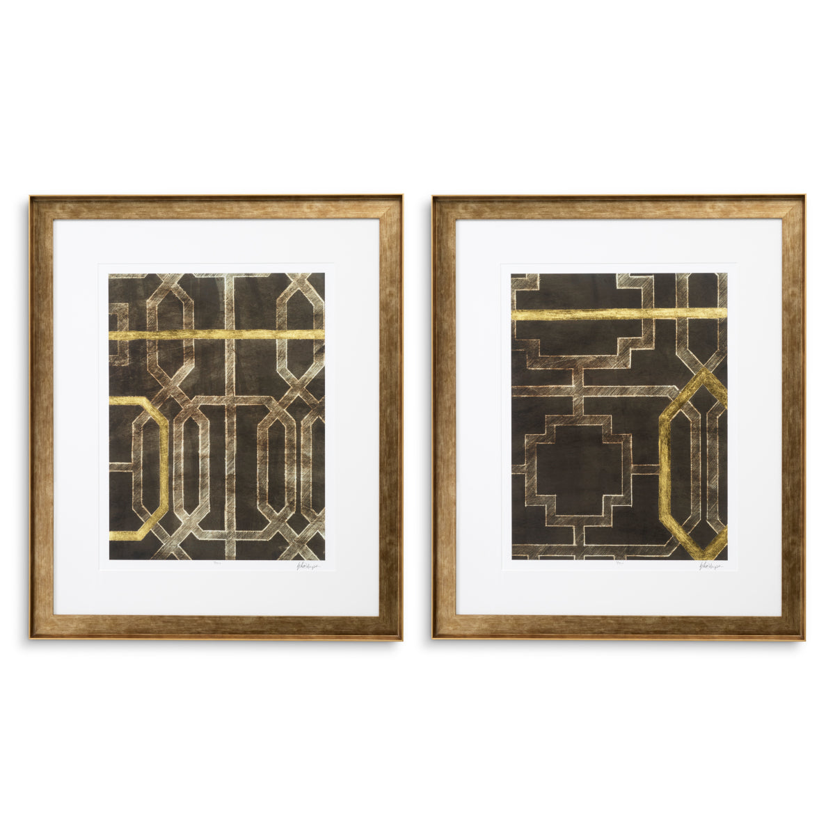Grafika Trellis Pattern by Ethan Harper II, zestaw 2 szt.