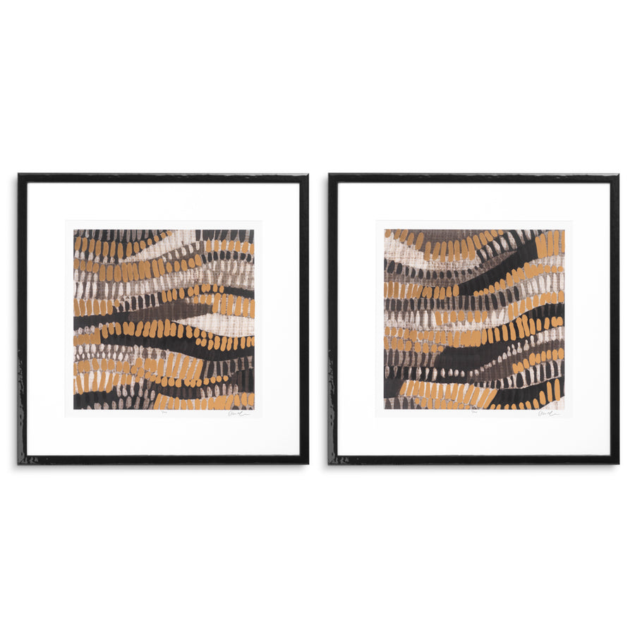 Grafika Metallic Undulation by June Erica Vess, zestaw 2 szt.