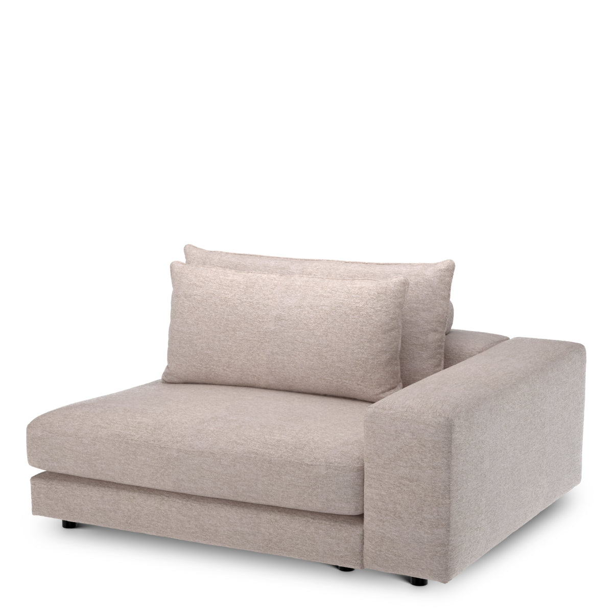 Narożnik L prawy sofy modułowej Lounge Club, Montier Light Grey