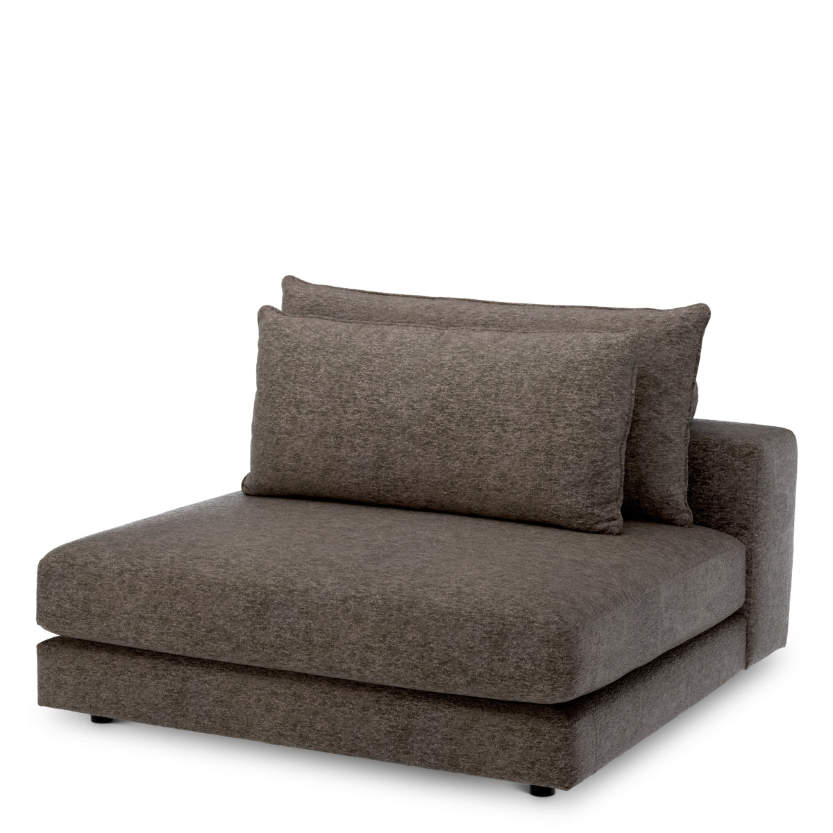 Element środkowy sofy modułowej Lounge Club, Montier Dark Grey